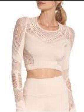 ALO Yoga | Tops | Alo Yoga Blissful Henley Bra Top Ribbed White